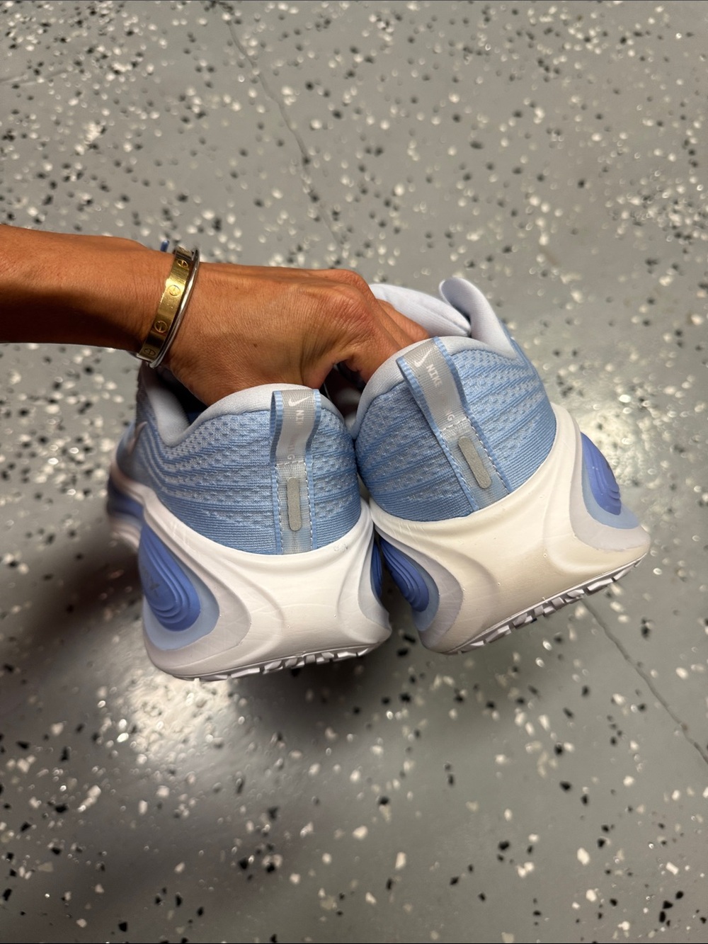 Nike Vomero Plus Football Grey Royal Pulse Blue - Picture 4 of 6